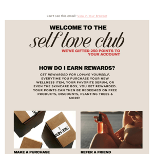 Welcome to the all new Self Love Club!