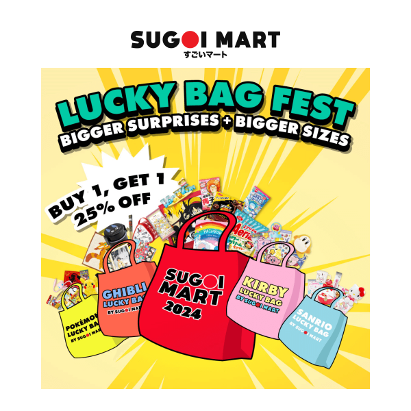 Last Chance: Lucky Bag Fest ⏳