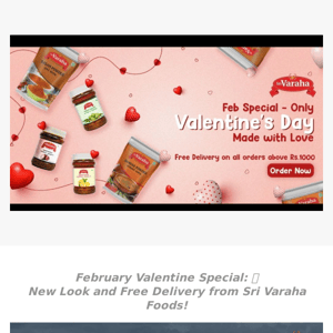 February Special: 💌New Look and Free Delivery from Sri Varaha!