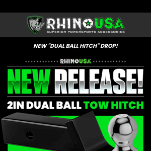 "New" Dual Ball Hitch - 15% Off!🔥