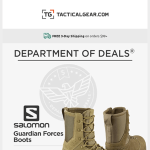 DOD: Salomon military boots (ONLY $109.99!)