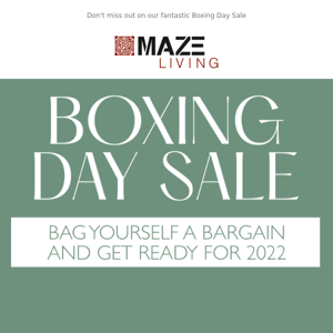 🎁Our Boxing Day Sale is now on!