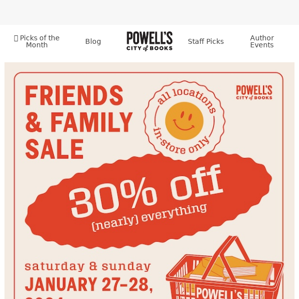 ✨ The 2024 Friends & Family Sale is coming!