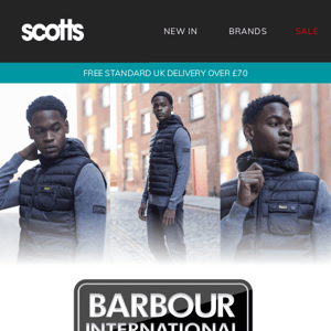 Step out in Barbour International