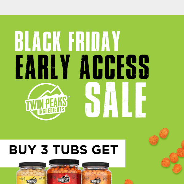 Save up to 30%! Your 1st access to Black Friday is here!