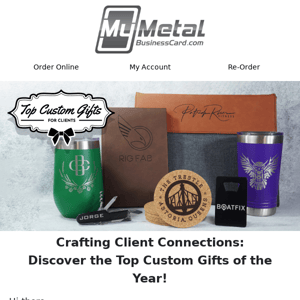 Season of Inspiration: Top Custom Gift For Clients! 🎁