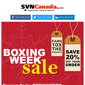 Massive Boxing Week Sale 🎁