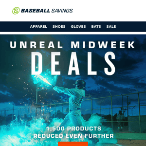 Unreal Midweek Deals: 1,500 Items, Up To 60% Off!