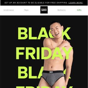 Black Friday: enjoy up to 50% off everything