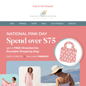 FREE Pink Gift with Purchases Over $75! 🌸