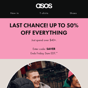 Last chance! Up to 50% off everything ⏰