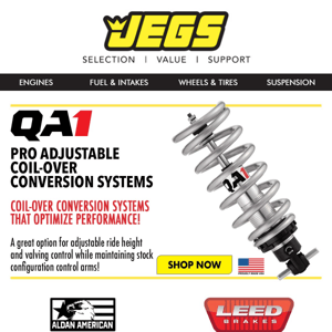 JEGS has Everything You Need For Your Ride!