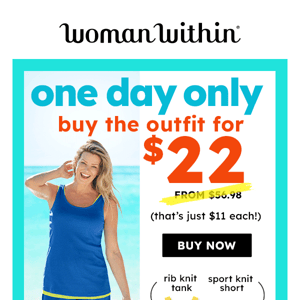 🤩 An Entire Outfit For $22? It’s True! Rib Knit Tank & Sport Knit Short!