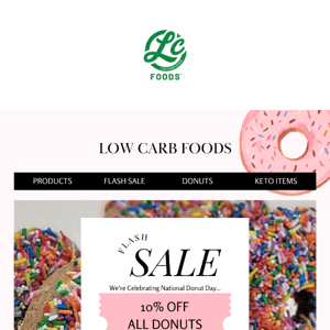 🍩 Donut Miss Out: National Donut Day Flash Sale!