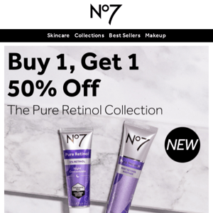 Buy 1, Get 1 50% Off: Pure Retinol Collection