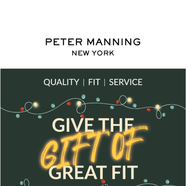 🎁 Give the Gift of Great Fit this Holiday Season!