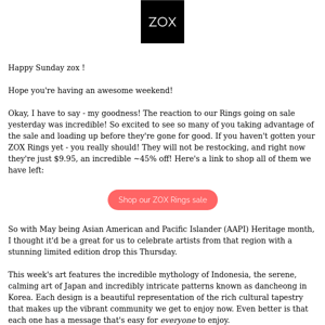 Three new ZOX you're going to love ZOX! 😍