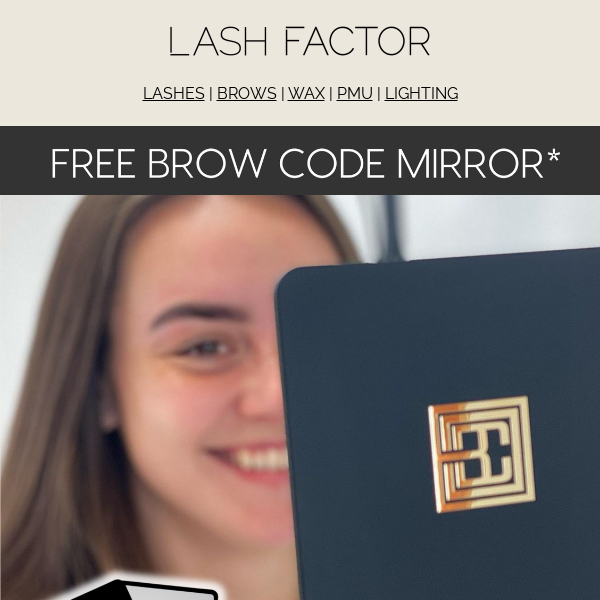 FREE Brow Code Mirror* 🪞