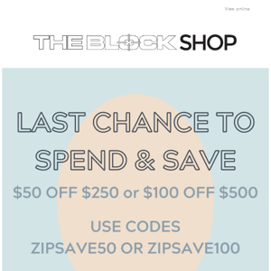 LAST CHANCE! Spend & Save!!! Hop to it 🐰 Zip is for Easter