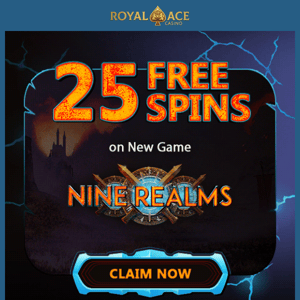 Be the first to play Nine Realms with 25 Free Spins