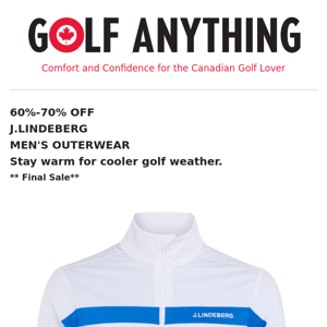 60%-70% OffJ.Lindeberg Outerwear Men's