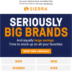 BIG brands & savings