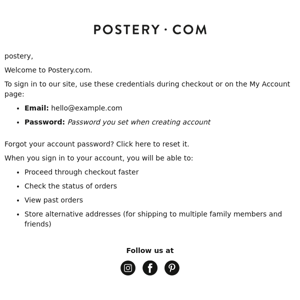 Welcome to Postery.com