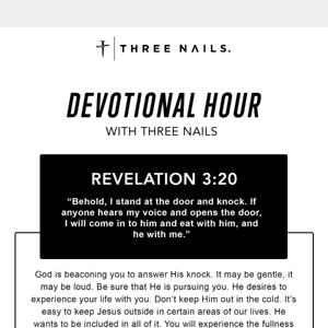 Devotional Hour 🙏