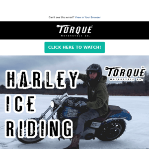 Full Video is Live! Riding Harleys On ICE ❄️