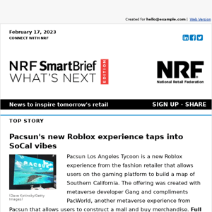 Pacsun's new Roblox experience taps into SoCal vibes