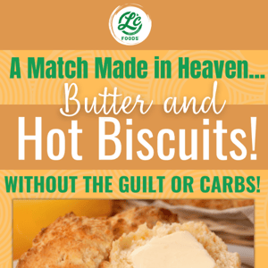 FRESH BAKED BISCUITS – JUST 1 NET CARB!😋