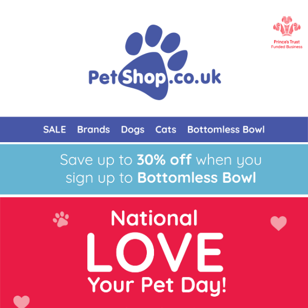 National Love your Pet Day ❤️ from our furry friends to yours