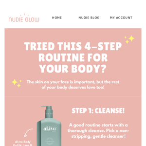 Your Perfect 4-Step Body Skin Care Routine! ✨💃