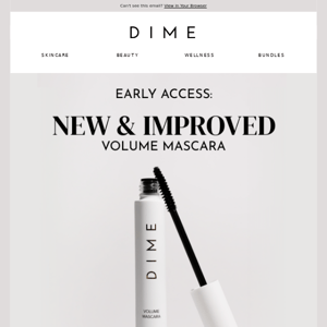 Early Access: New & Improved Volume Mascara