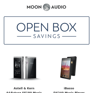 Open Box Savings on Desktop and Portable Audio 🎧