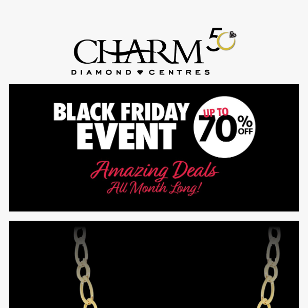 Charms clearance diamond centre