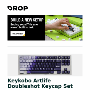 Keykobo Artlife Doubleshot Keycap Set, Audioengine HD4 Bluetooth Speakers, IDOBAO ID80 Crystal Gasket Barebones Keyboard Kit and more...