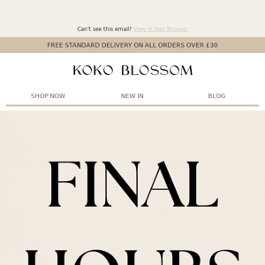 20% off - Final hours 🎉