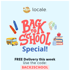 Back to School special inside 📚 Take a break from cooking this week!