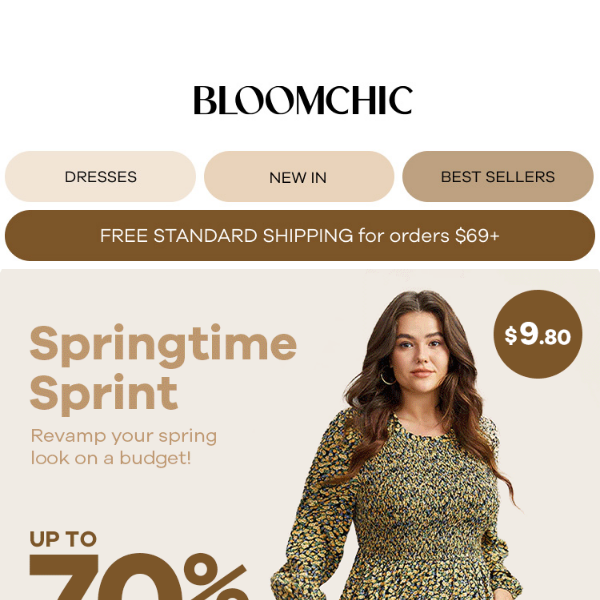 Springtime Sprint: Up to 70% Off Deals Galore!