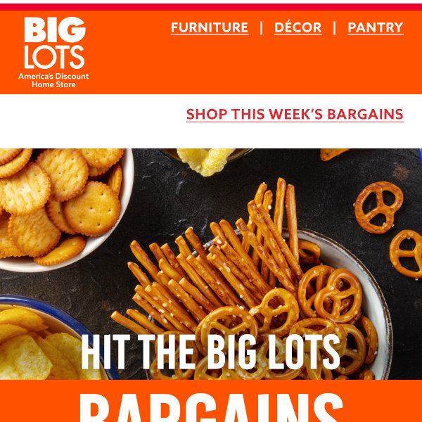 Pantry essentials & more Bargains to Brag About!