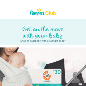 Pampers, your gift code is waiting!