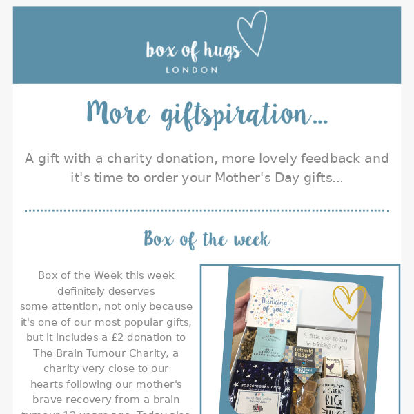 A Thinking Of You Hug - Our Box of The Week ❤️