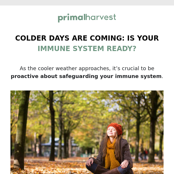 Is Your Immune System Ready for Colder Weather?