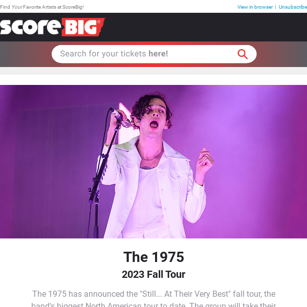 The 1975 / Matt Rife / Tool / Enrique Iglesias / And More!