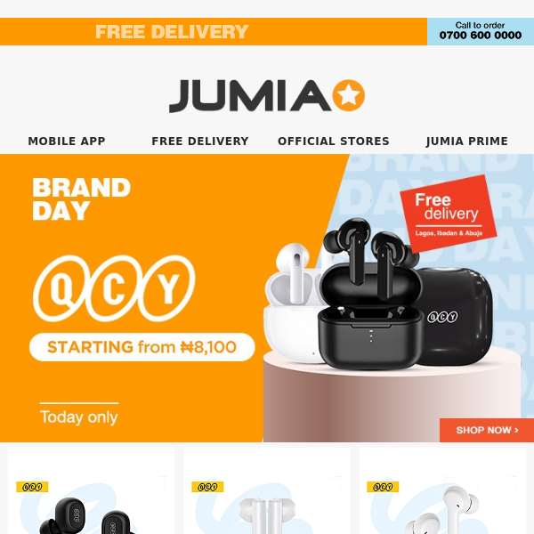 Deals of the Day: Clearance Sales, up to 50% off, Jumia Nigeria