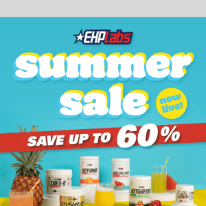 Save up to 60% 🌞🏖️