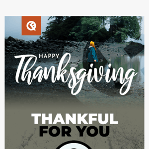 Happy Thanksgiving, from our team to you, Quikflip Apparel