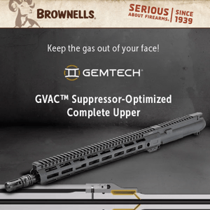 Gemtech GVAC redefines suppressed shooting!