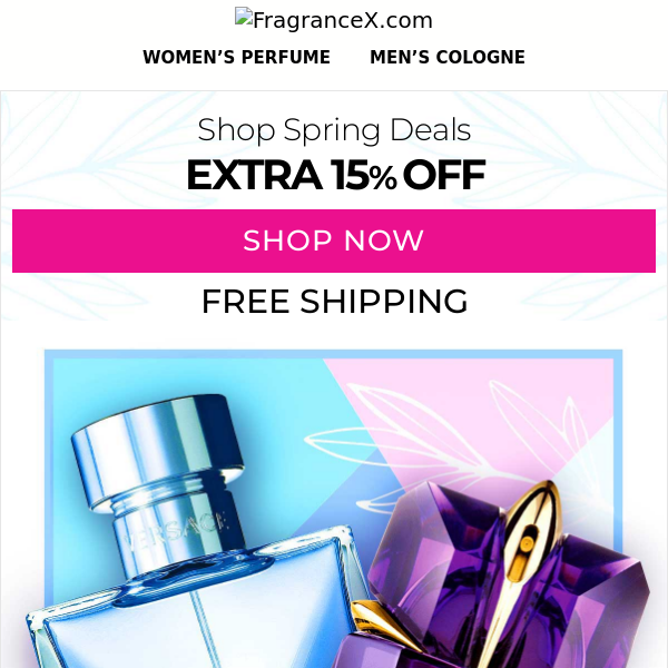 Treat Yourself Extra 15% Off + Free Shipping